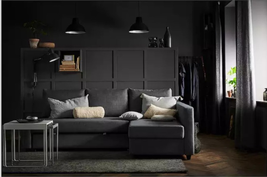 ikea friheten sofa bed in room